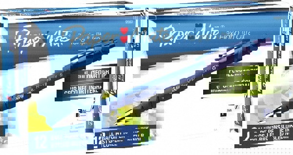 Retractable Pen: 0.8 mm Tip, Blue Ink